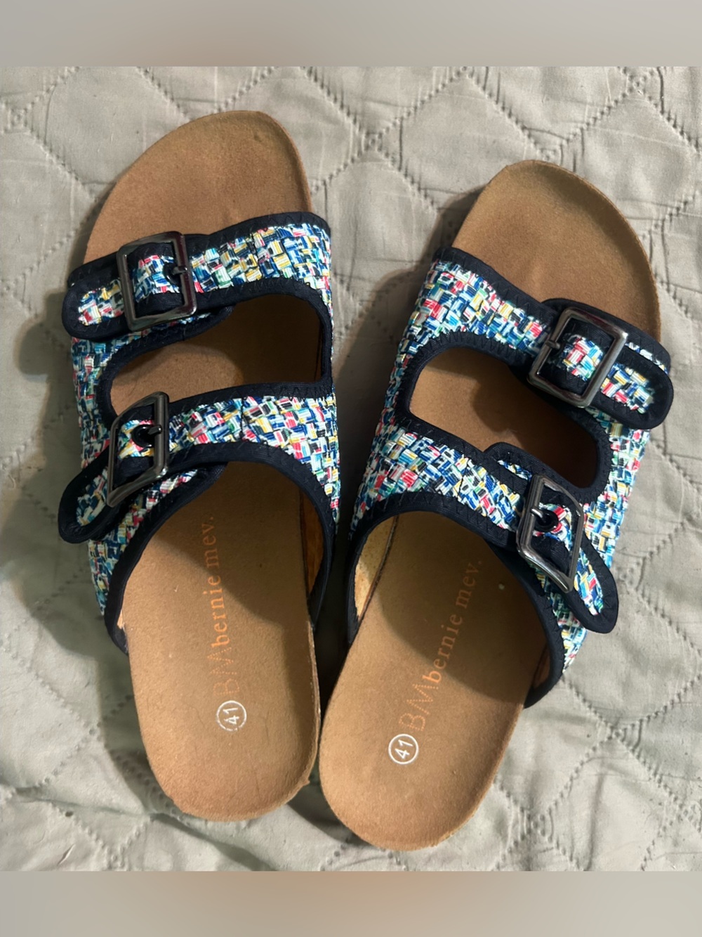 Bernie Mev Sunset Pixel Multicolor
Woven Slide Sandals Size 41